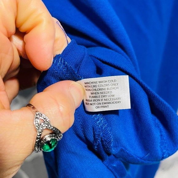 NWT Men's Size Small US Polo ASSN Short Sleeve Polo Shirt In Blue - Picture 9 of 10